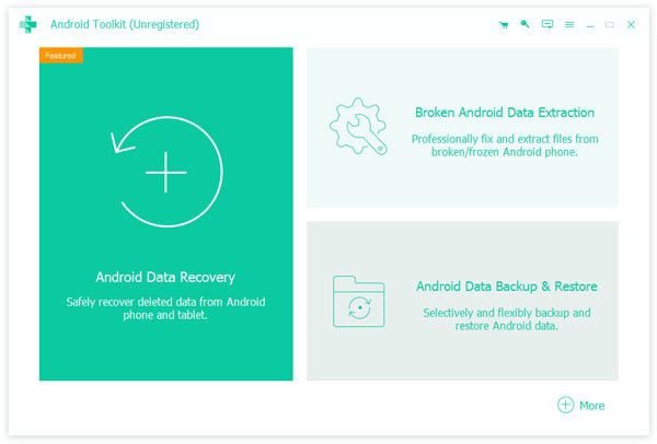 Enter Broken Android Data Extraction Mode