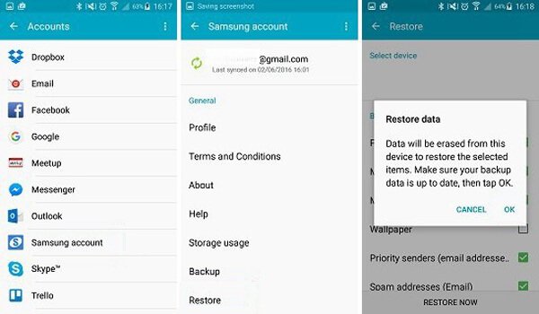 Restore Contacts to Your Phone