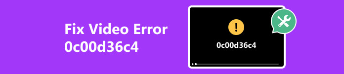 Fix Video Error 0C00D36C4 