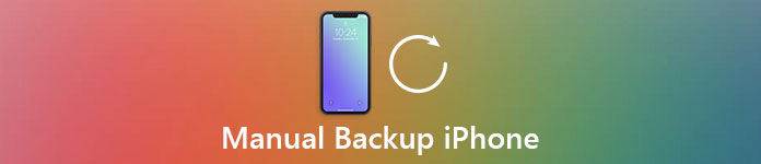 manual iphone backup