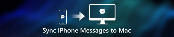 how do i connect my iphone to my macbook for messages