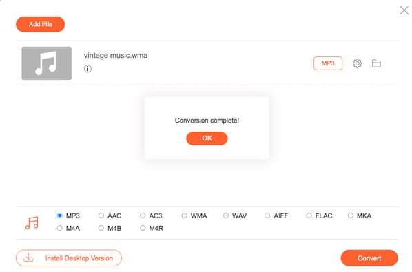 how to convert wma audio to mp3