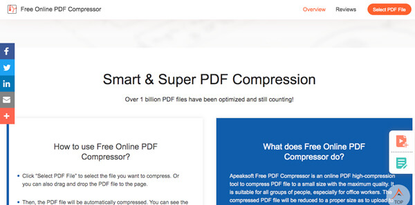 free pdf size reducer online