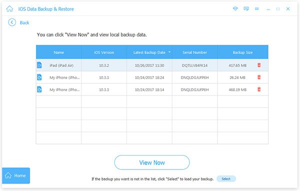 Switch to iOS Data Restore Mode