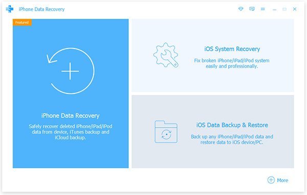 Launch iOS Data Backup & Restore