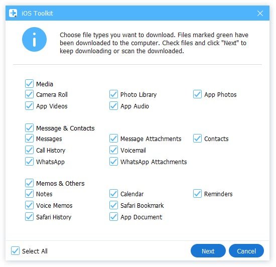 Select File Types