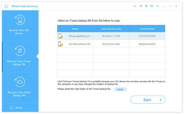 Extract iPhone Backup from iTunes Backup