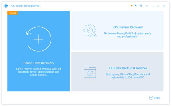 Run iPhone Data Recovery