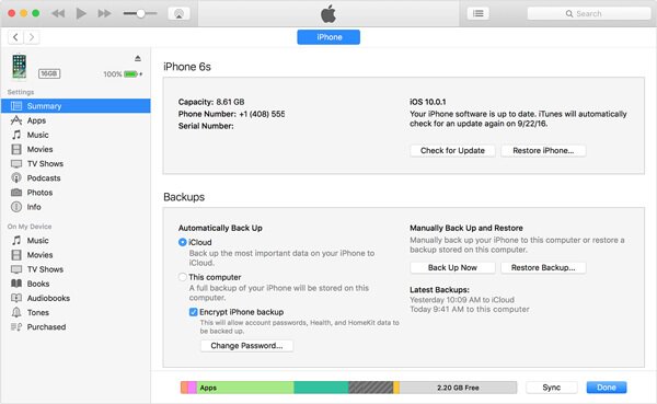 Restore iPhone With iTunes