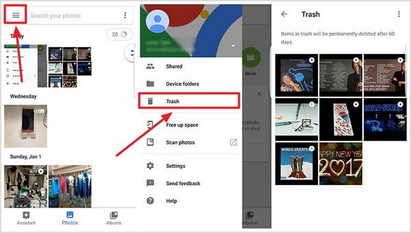 Restore Deleted Photos with Gmail