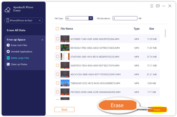 Erase iOS device completely