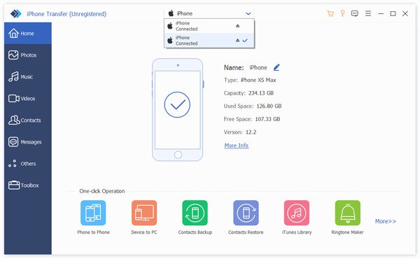 Use Apeaksoft IPhone Transfer To Sync Backup And Manage Your IOS Data