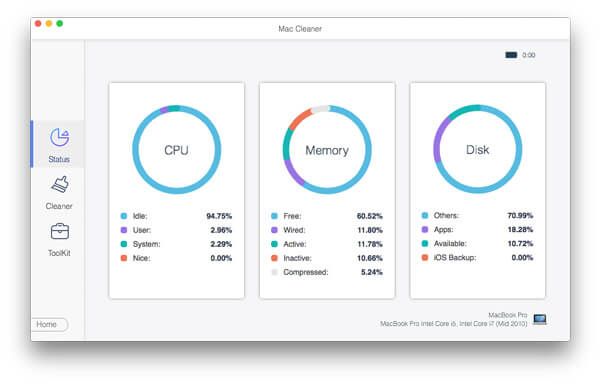 Preview System Status.