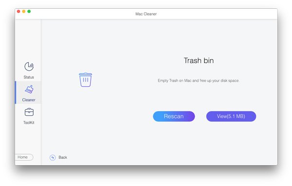 disk cleaner mac trash can