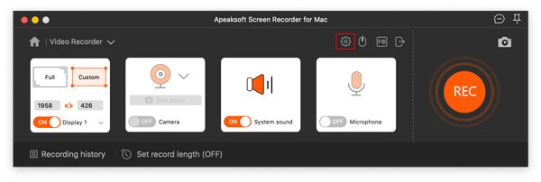 Video Recorder Interface