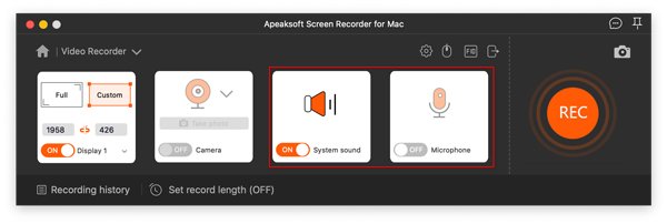 Microphone sound