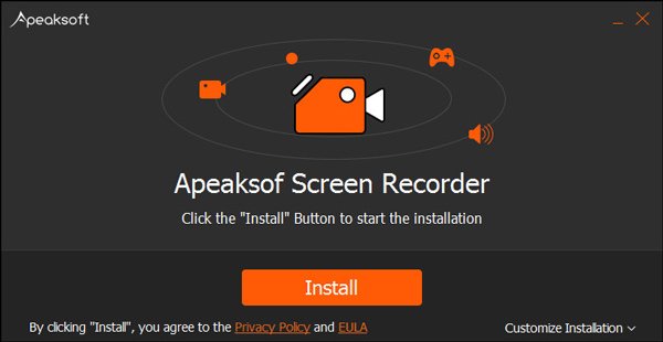 instal the new for android Apeaksoft Screen Recorder 2.3.8