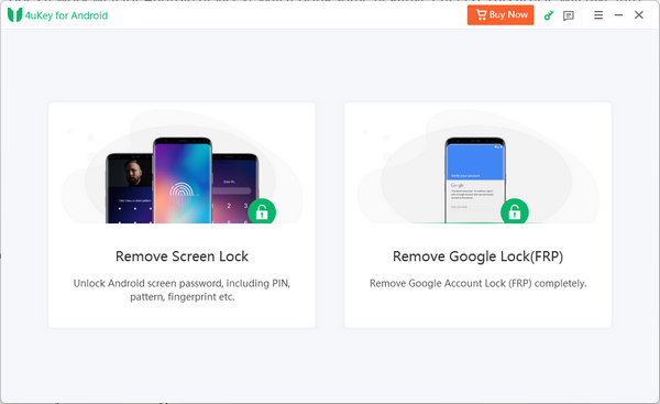 4ukey Android Frp Bypass Interface