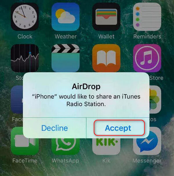 Accept Airdrop