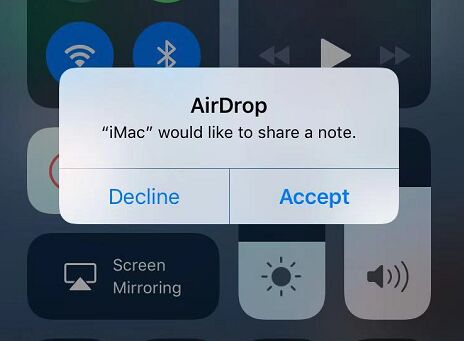 Accept Airdrop