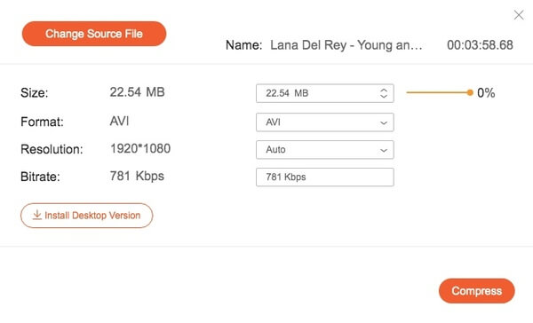 avi converter to mp4 compression