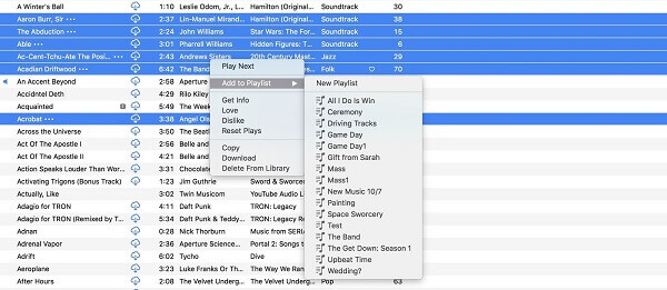 Add itunes Right Click Playlists Quickly