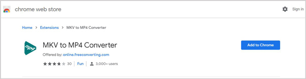 Add MKV to MP4 Converter Extension