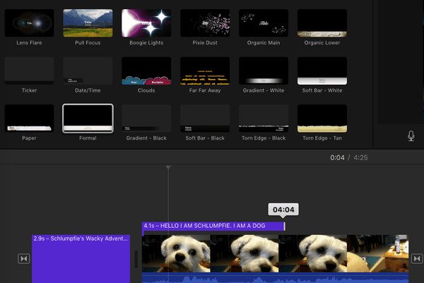 add subtitles to video imovie