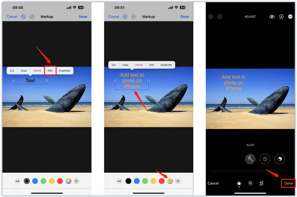 Add Text to a Picture on iPhone Using MarkUp