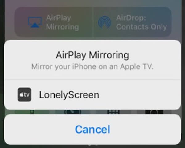 Turn on AirPlay