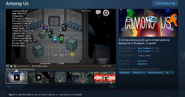 Among Us On Steam