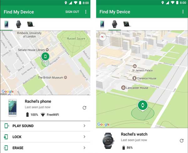 Android Device Manager App