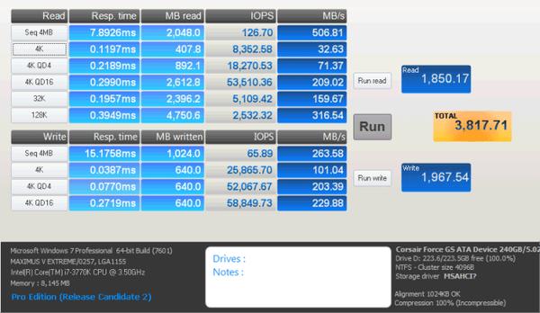 Anvil's Storage Utilities Test Result