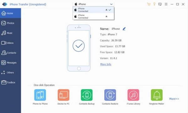 Apeaksoft Iphone Transfer Connect Iphone Devices