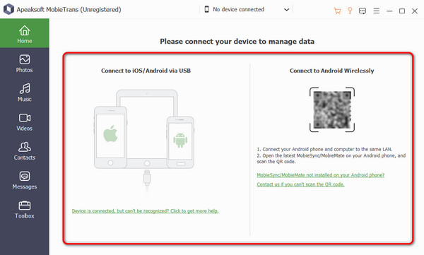 Apeaksoft Mobietrans Connect