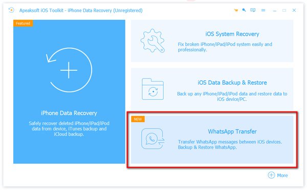 Apeaksoft Whatsapp Transfer