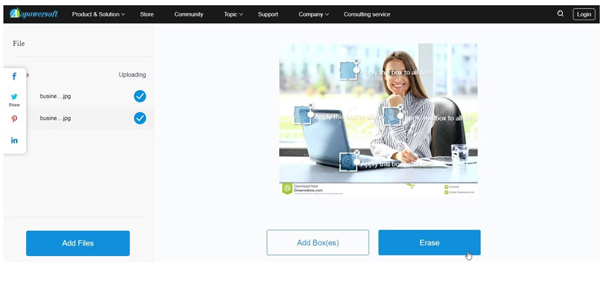 Apowersoft Online Watermark Remover