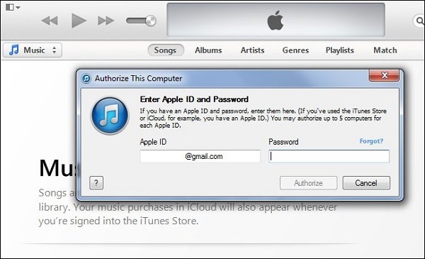 how to authorize a computer on new itunes