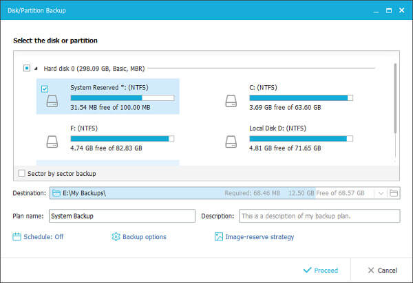 Backup Data from Windows