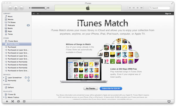 iCloud Music Library