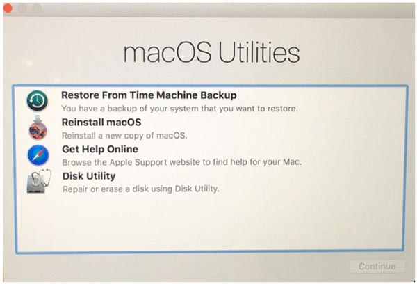 macos boot in recovery mode