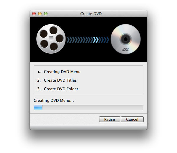 Burn slideshow into dvd