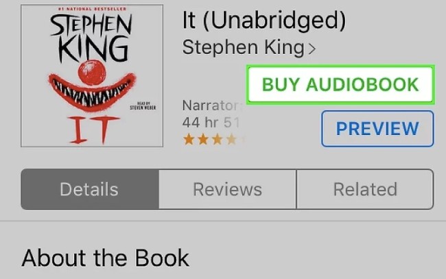 Buy audiobooks on iphone