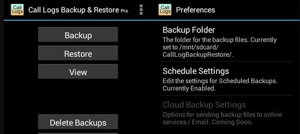 Call Logs Backup & Restore APK