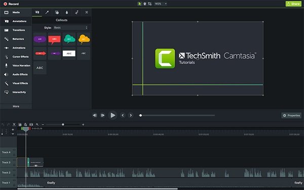 camtasia 3 audio poor