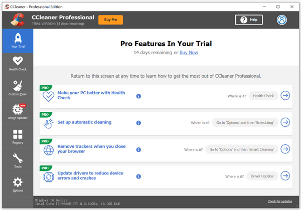 free CCleaner Professional 6.19.10858