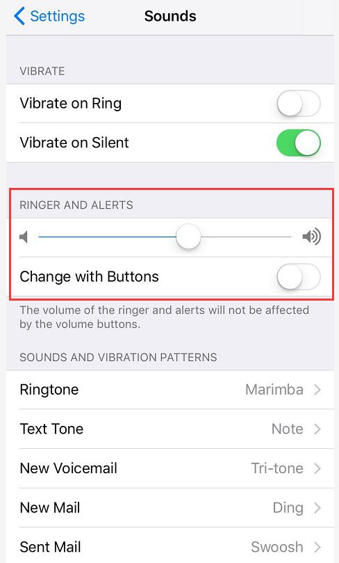 Change Alarm Volume