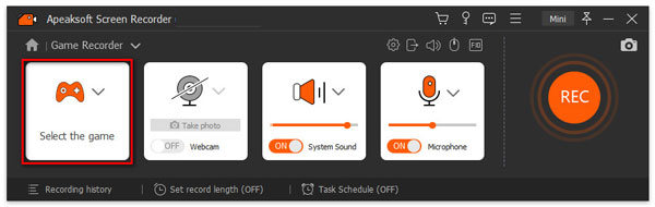 Change Recording Settings