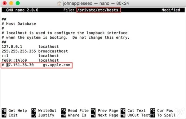 Check Host File on Mac