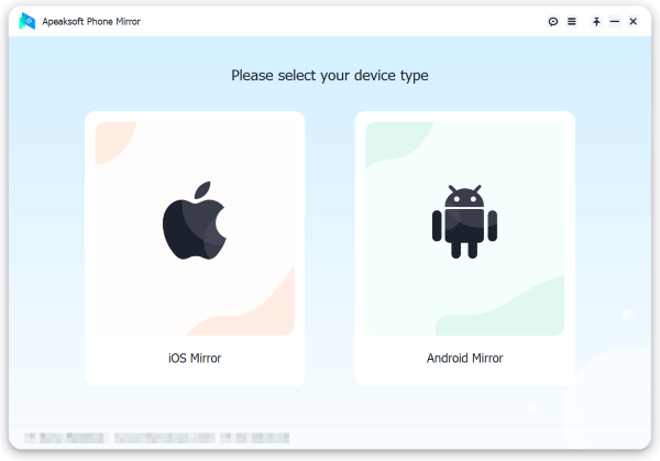 choose Ios Android Mirror